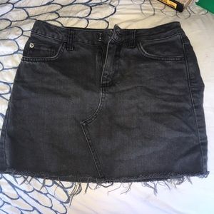 BDG black denim jean skirt size XS